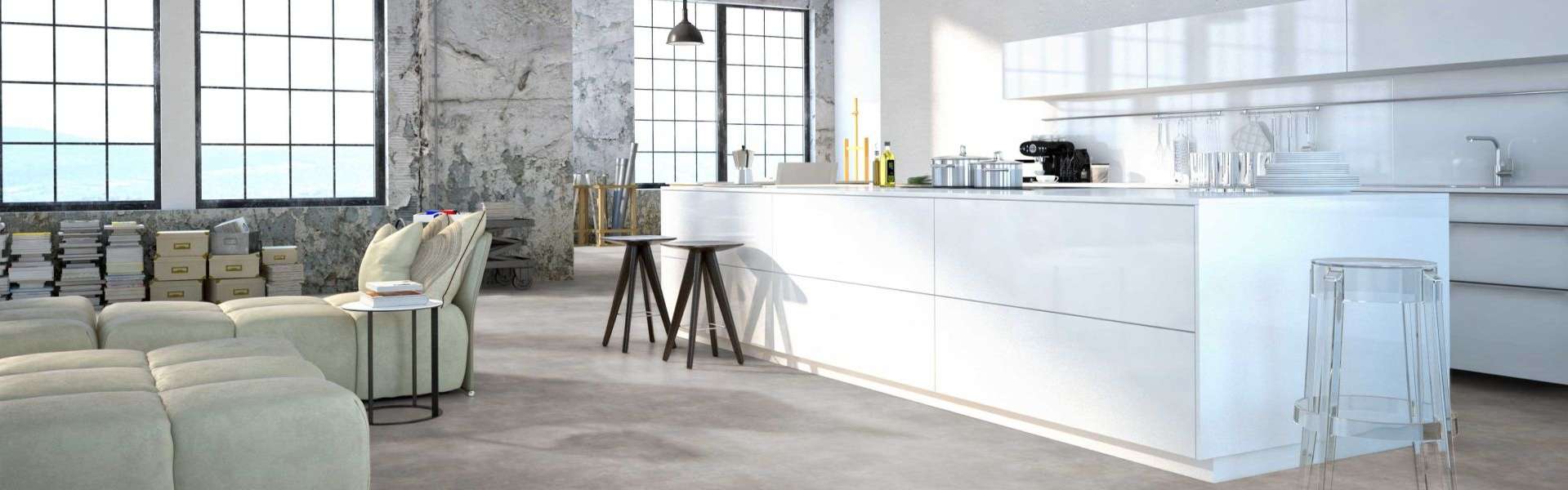 Bild Fa. Helferich Mörlenbach Designbelag grau
